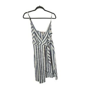 BCBGeneration Size XS | Striped Asymmetrical Wrap Dress